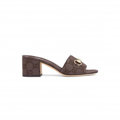 GUCCI WOMEN'S SLIDE SANDAL WITH HORSEBIT 854882